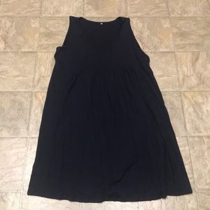 Navy blue tank dress. 2X. NWOT.